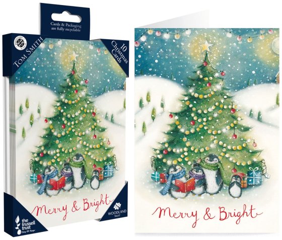 WIGIG CARDS 10PK LUX CHRISTMAS TREE