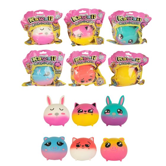 COOL KAWAII MUSHI MALS 6ASST