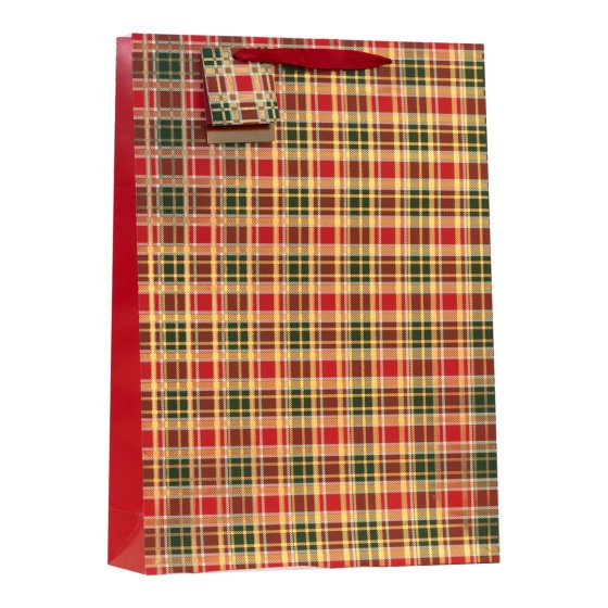 GIFT BAG TARTAN XL