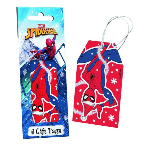 TAGS PACK 6 SPIDERMAN