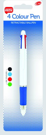 CH0904 SH06708 PENS 4 COLOUR CARDED