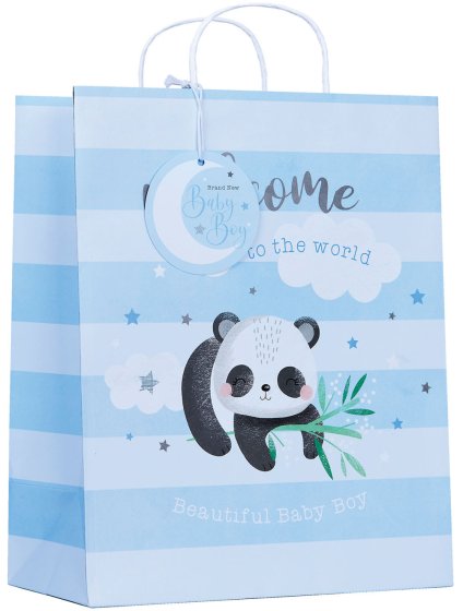 SE12309 GIFT BAG HES HERE EX LRG