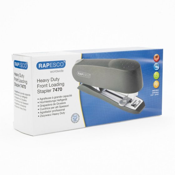 SJ04704 SJ04704 FRONT LOADING HEAVY DUTY STAPLER BLACK