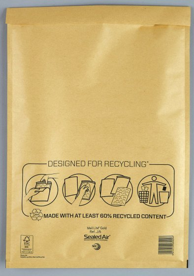 SH00214 PADDED ENVS GOLD SIZE J6 SH00214 PADDED ENVS GOLD SIZE J6