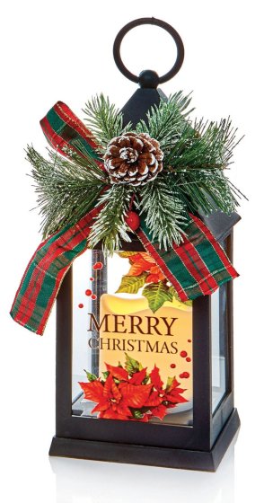 WIGIG LANTERN LIT CHRISTMAS CANDLE22