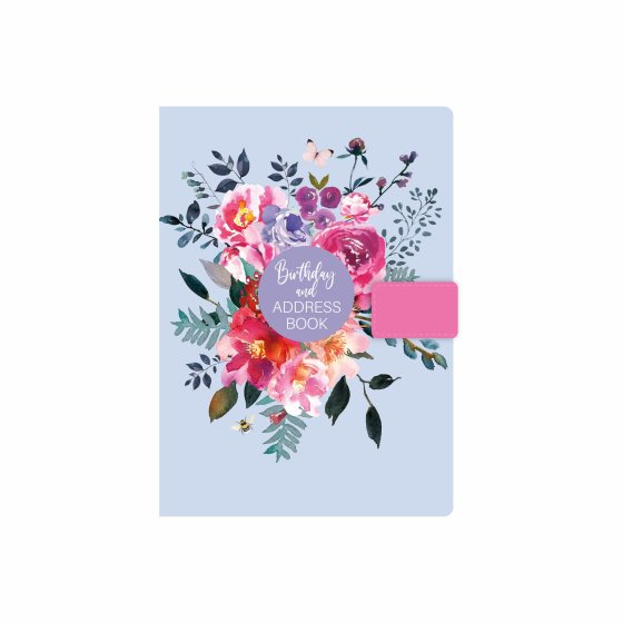 SH10711 ADDRESS BIRTHDAY BOOK A5 PASTE