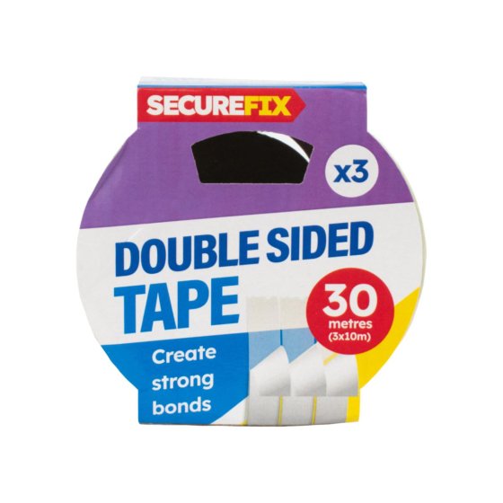 TAPE DOUBLE SIDED 3PK