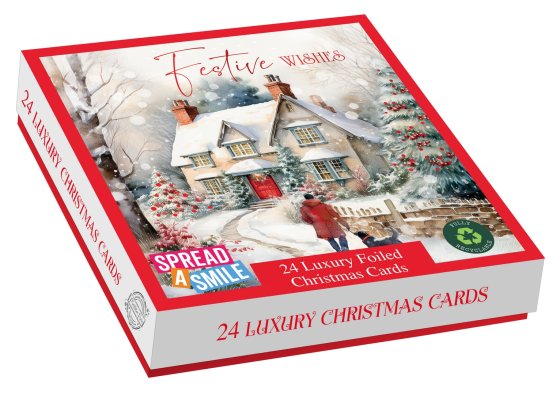 CARDS BOX 24 LUX A WINTER WALK