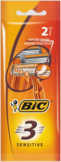 SH11104 BIC 3 TWIN PK RAZORS