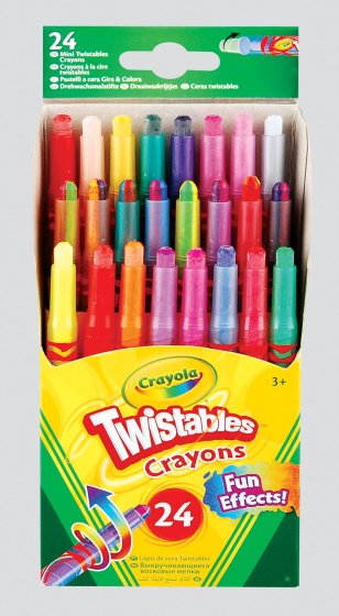 SH08208 CRAYOLA 24 MINI TWISTABLE CRAY