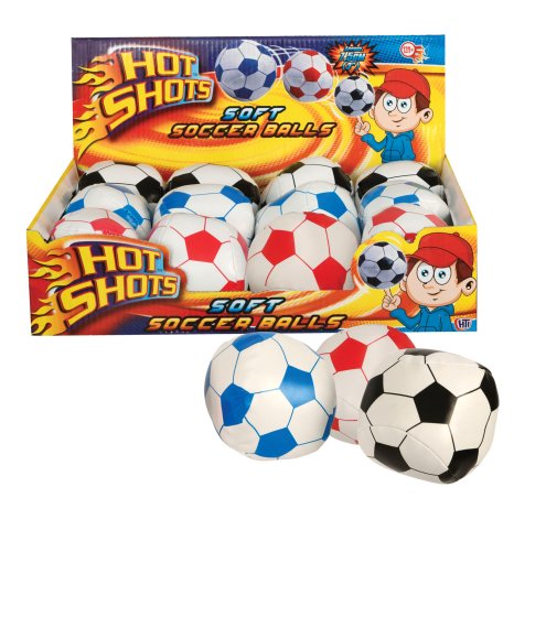 HOT SHOTS SOFT SOCCER BALL 3.5IN