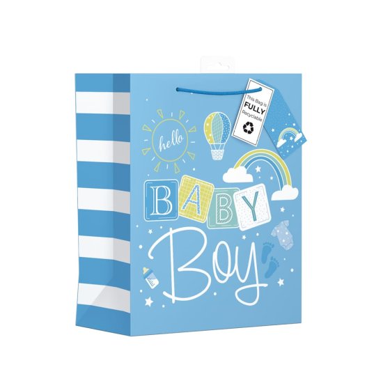 BABY BOY GIFT BAG LARGE
