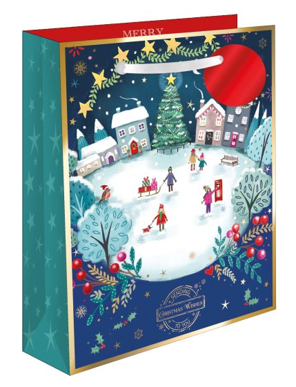 GIFT BAG WINTER FUN M