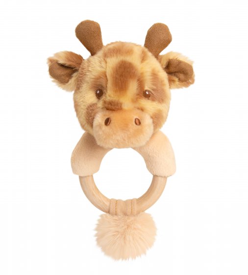 KEELECO 14CM HUGGY GIRAFFE RING RATTLE