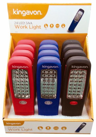 LIGHT 3AA WORK 24 LED D BOX
