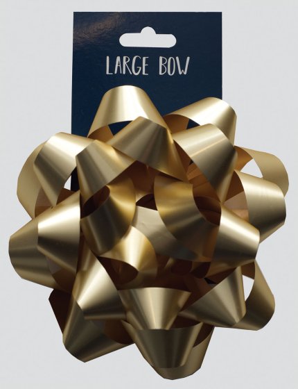 SH13408 BOW LARGE GOLD