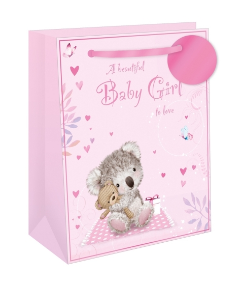 SJ15342 SJ15342 GIFT BAG KOALA GIRL EXTRA LARGE