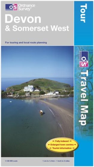 ** WIGIG ** MAP TOUR DEVON N SOMERSET