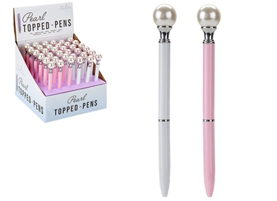 PEN PEARL BALL TOP 2 ASST