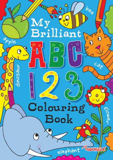 SH09801 COLOURING BOOK ABC 123 A4