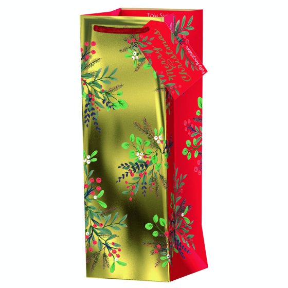 XH1507 BOTTLE BAG TIMELESS NOEL FSC