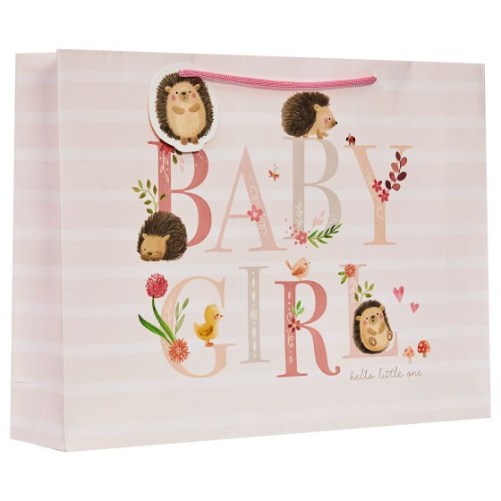 SH14504 GIFT BAG BABY GIRL XL SHOPPER