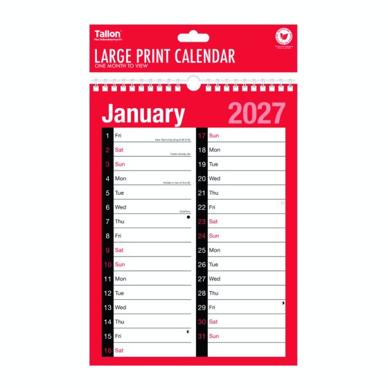 DJ0806 2027 CALENDAR RNB ENGAGEMENT