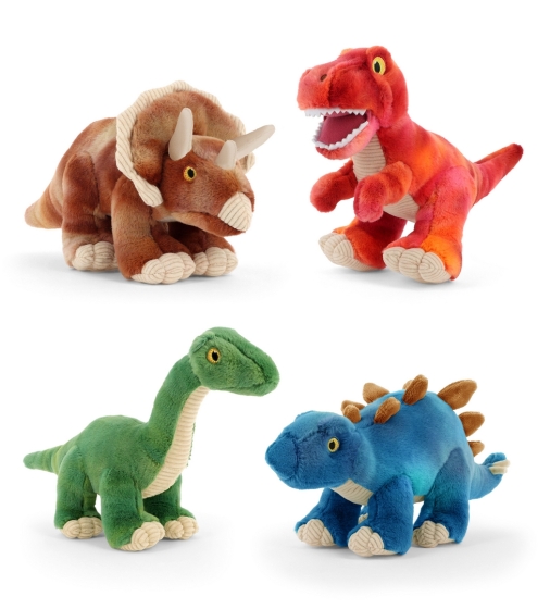 KEELECO 26CM DINOSAURS 4 ASST