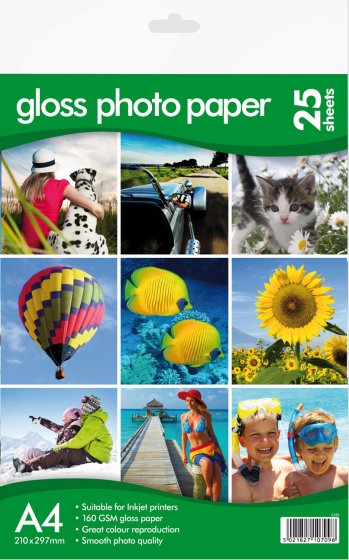 SH04309 PHOTO PAPER A4 GLOSS