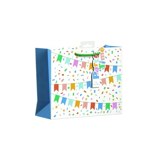 SJ15235 SJ15235 GIFT BAG CONFETTI BUNTING MEDIUM