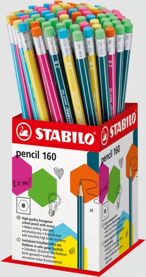 SH07905 PENCIL STABILO HB RUBBER TIPPE