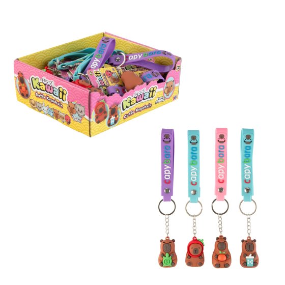 COOL KAWAII CUTIE KEYCHAIN 3 ASST