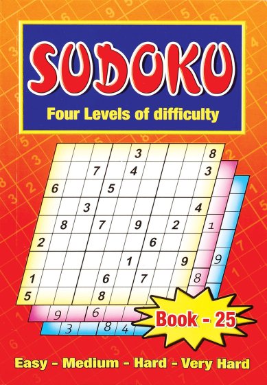SH10406 A5 SUDOKU BOOKS 4 ASSORTED