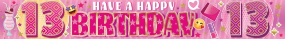 BANNER AGE 13 GIRL 2.7M