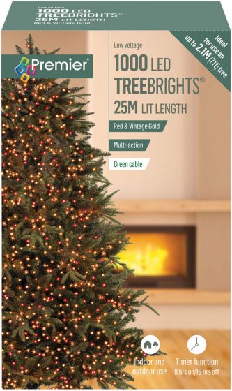 WIGIG LIGHTS 1000 LED TBRIGHTS RED V