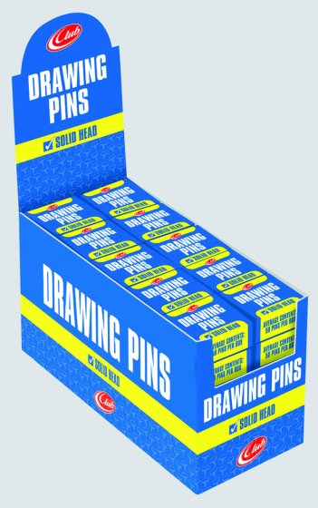 SH04813 DRAWING PINS CLUB BOXED 50S