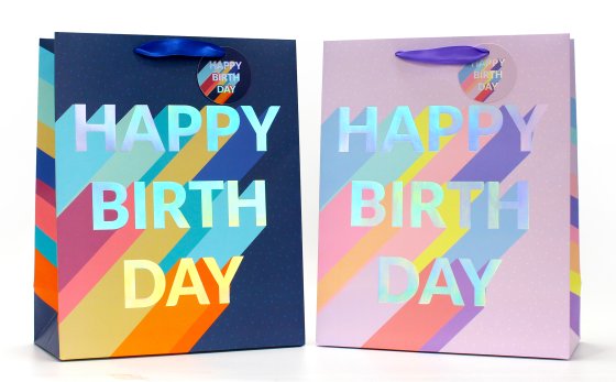 GIFT BAG HAPPY BIRTHDAY LRG CS