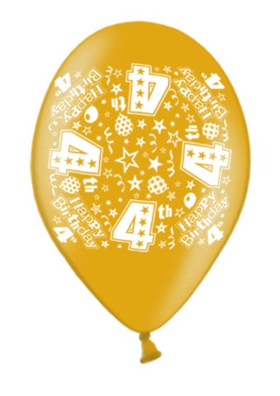 SH12423 BALLOON PRINTED AGE 4