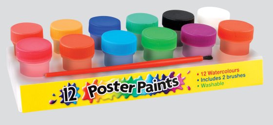 SH08704 POSTER PAINTS 12S