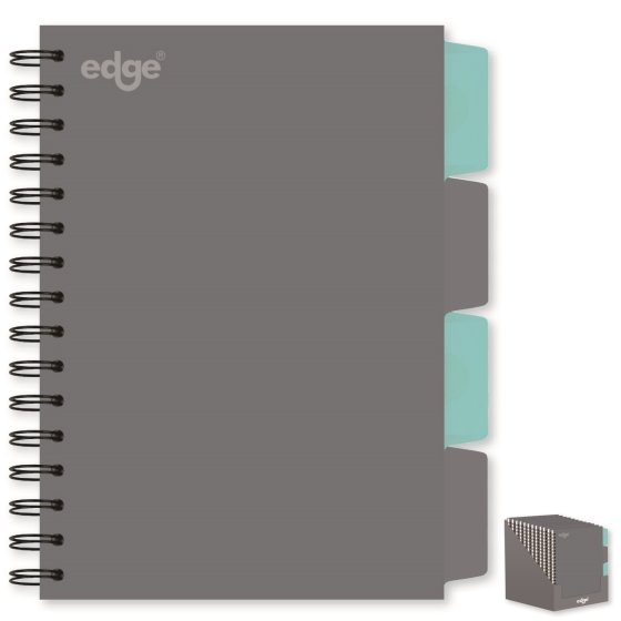 SH01816 PROJECT BOOK EDGE A5 GREY