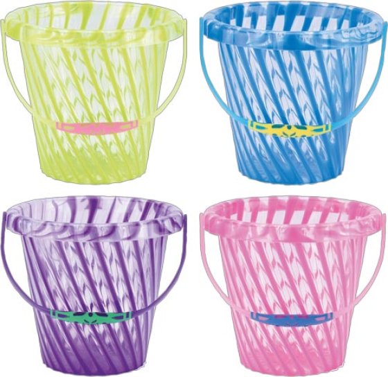 TRANSPARENT TWIST BUCKET