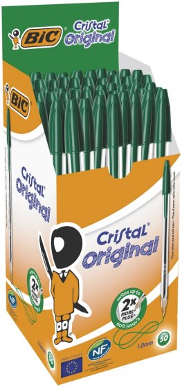 CJ1104 SJ06607 BIC CRISTAL MED GREEN