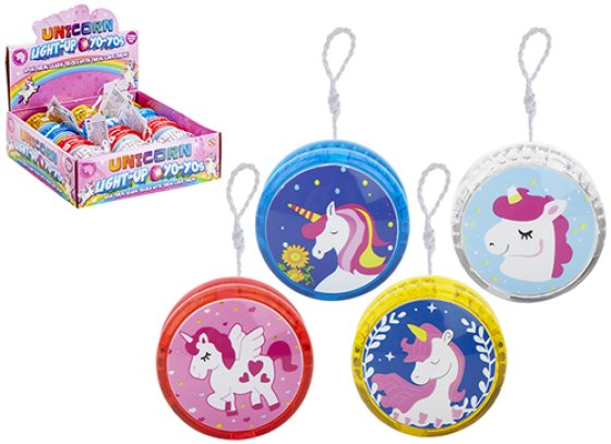 YOYO UNICORN LIGHT UP 6 ASST
