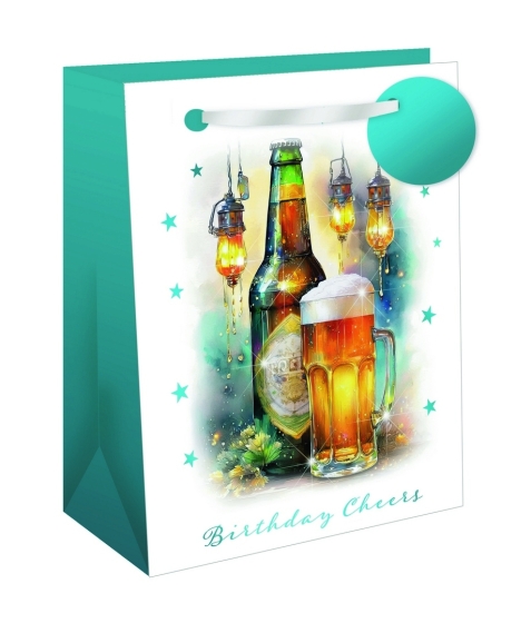 SJ15249 SJ15249 GIFT BAG BIRTHDAY CHEERS MEDIUM