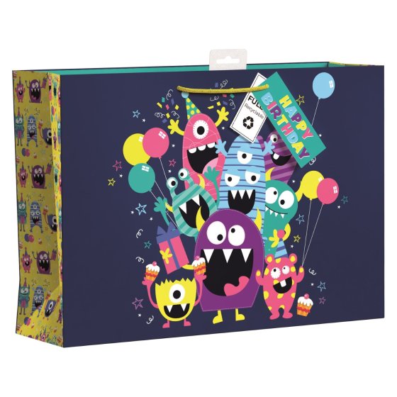 SH14437 GIFT BAG PARTY MONSTER LSCAPE