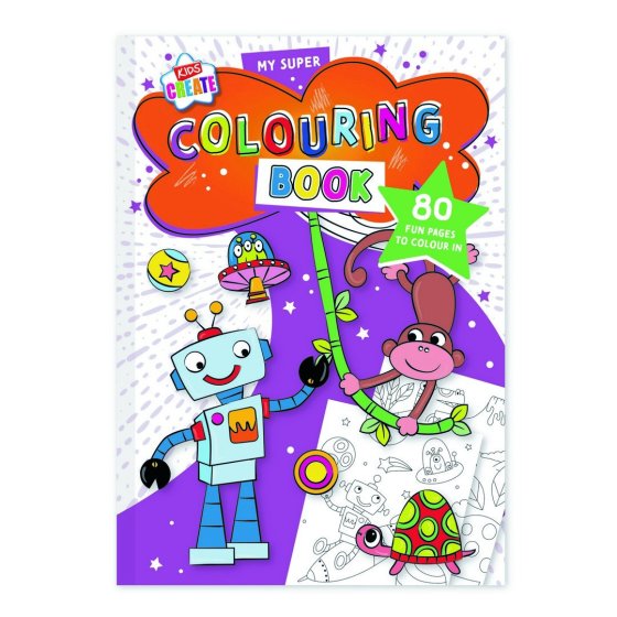 SJ10003 SJ10003 COLOURING BOOK KIDS CREATE 1 80 PAGES