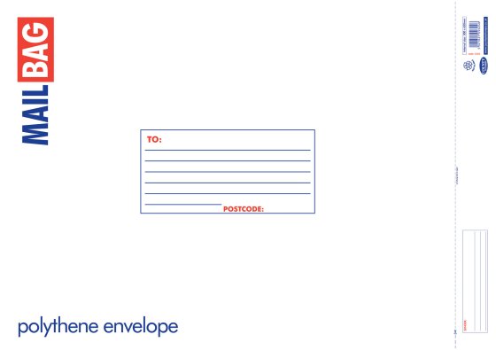 CH1921 SH00411 JUMBO POLY MAIL BAG 500X650MM