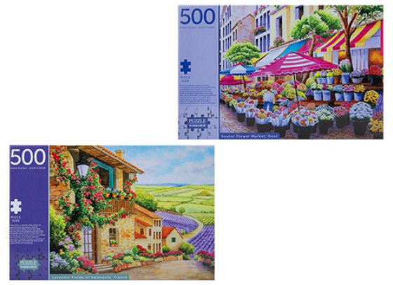 SH09506 JIGSAW 500 PCE SCENERY 2 ASST