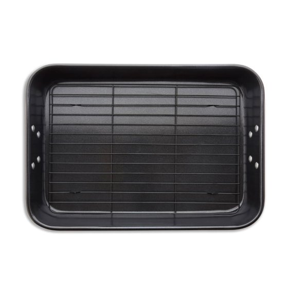 ROASTER WITH RACK NON STICK40X28X7.5CM