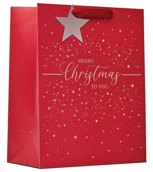 XH2105 GIFT BAG MERRY CHRISTMAS L